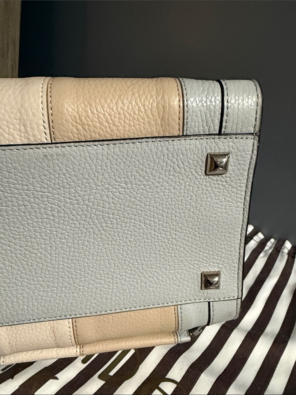 Henri Bendel Rivington tote is crafted from textured cream leather - Picture 9 of 16